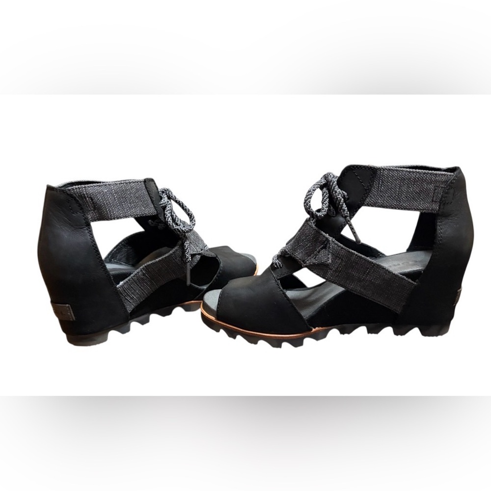 Sorel Joanie Leather Platform Sandals,Size 8.5,NWOT